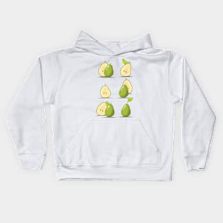 Pear Fruits Kids Hoodie